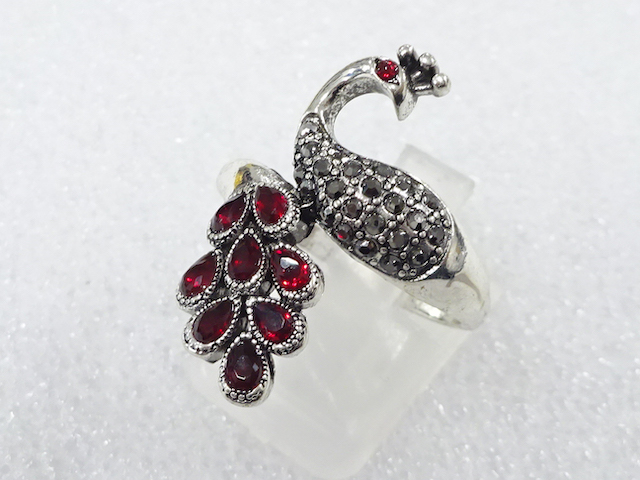 COLORED STONE FASHION RING / JP SIZE 18